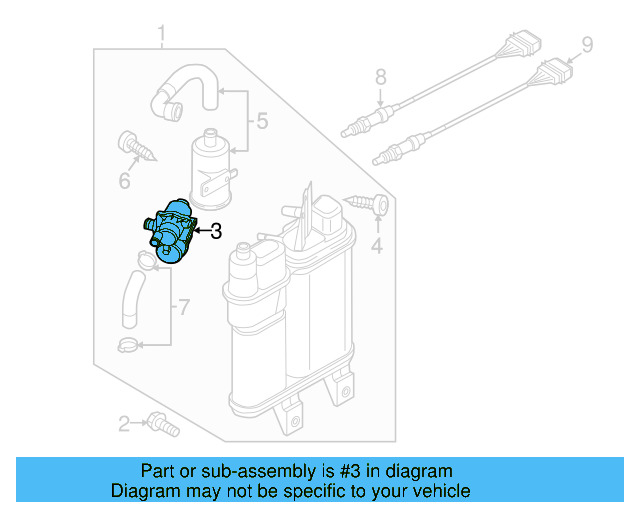 Evaporative Emissions System Leak Detection Pump 7L0-906-243-A - View 58