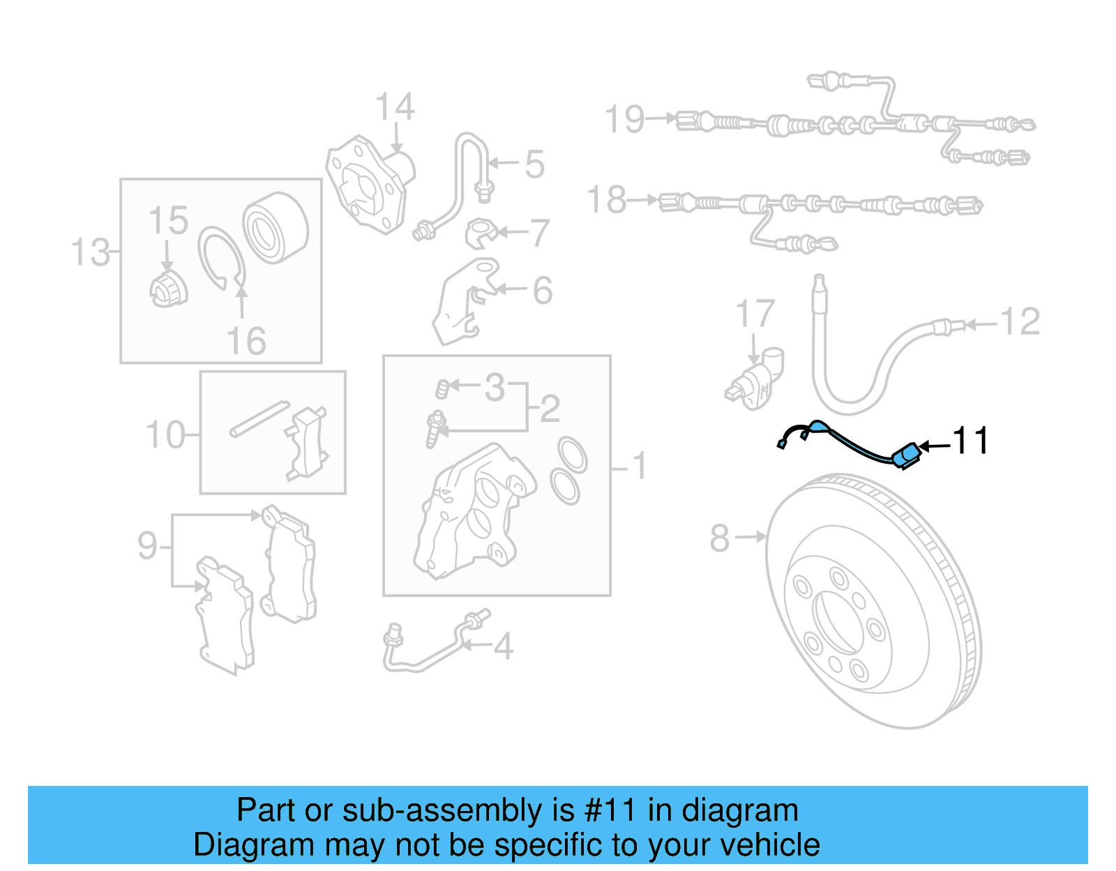 Wear Indicator 7L0-907-637-C - View 18