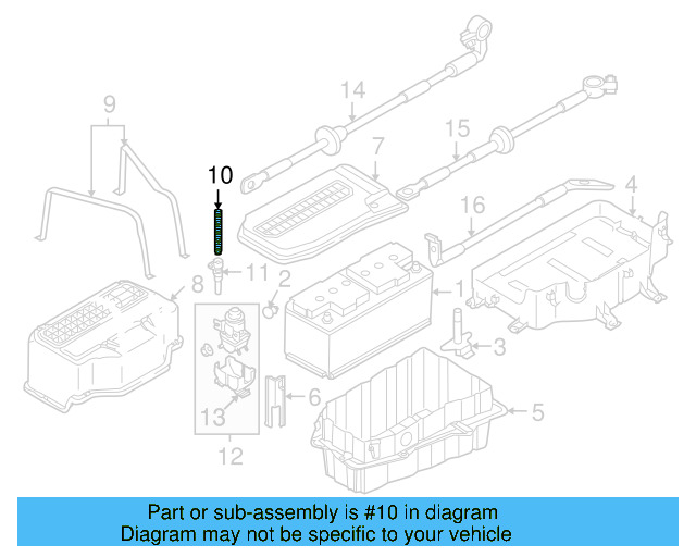 Drain Hose 7L0-915-531 - View 5