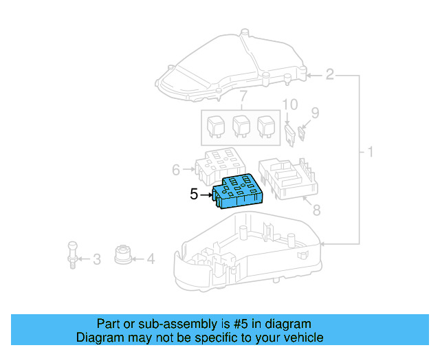 Relay & Fuse Plt 7L0-937-503-D - View 11
