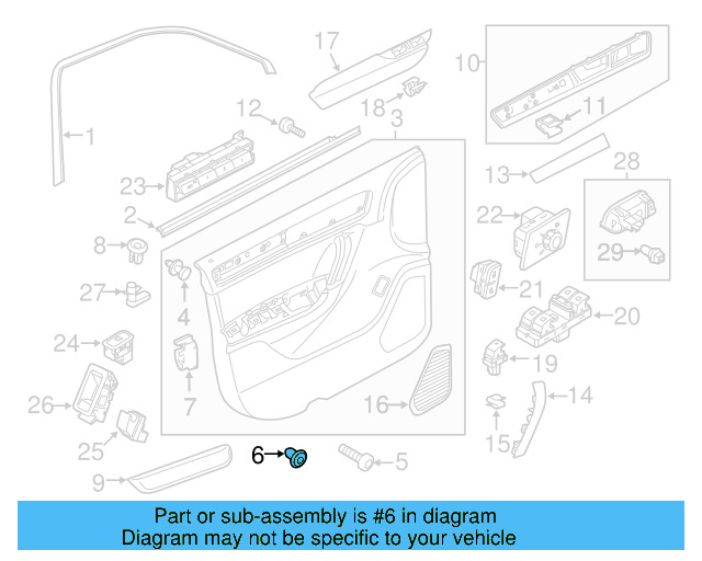 Glove Box Lamp 7L0-947-415 - View 28