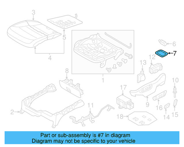 Glove Box Lamp 7L0-947-415 - View 13