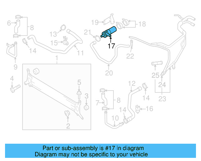Engine Auxiliary Water Pump 7L0-965-561-L - View 18