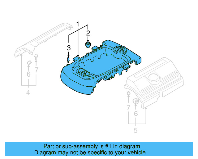 Center Cover 7L6-103-925-A - View 2