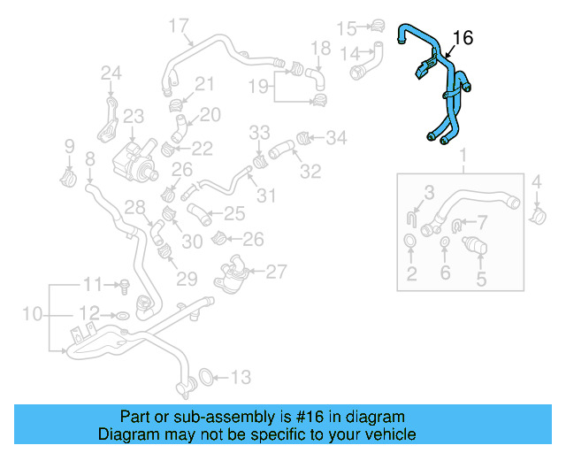 Rear Pipe 7L6-121-065-BA