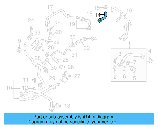 Connector Hose 7L6-122-073-H - View 7