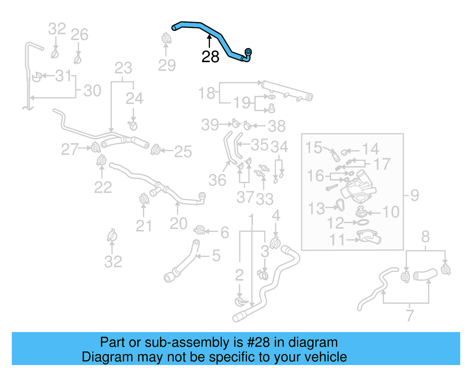 Hose 7L6-122-096-F - View 6
