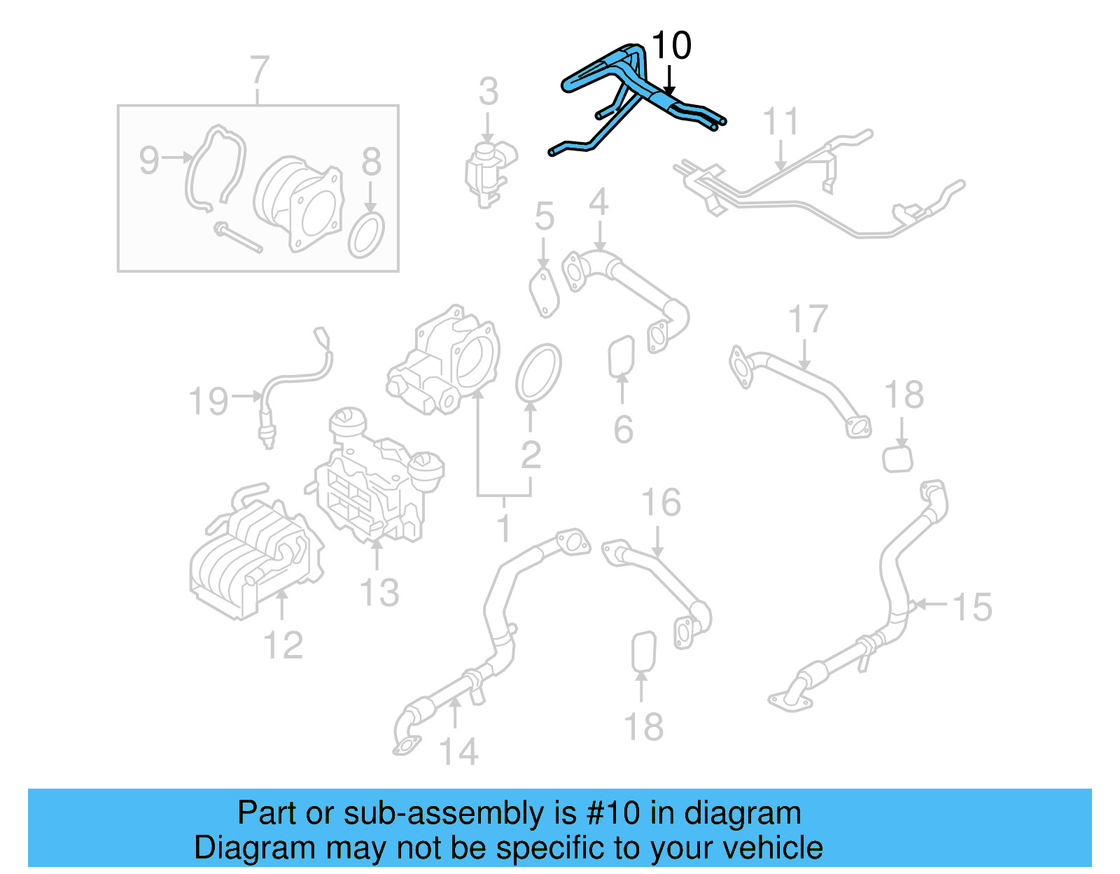 Vacuum Hose 7L6-133-798-T - View 2