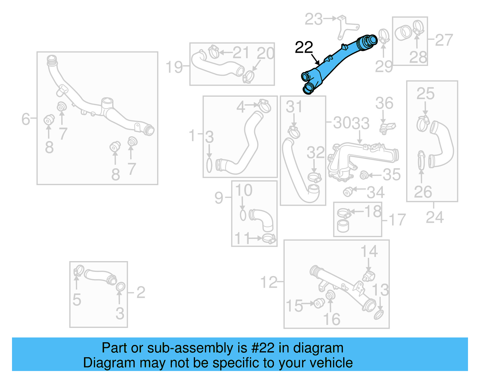 Air Pipe 7L6-145-945-H - View 6