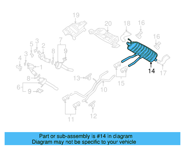 Muffler 7L6-253-609-T - View 7