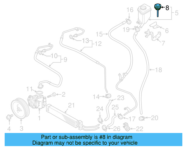 Reservoir Cap 7L6-422-376 - View 13
