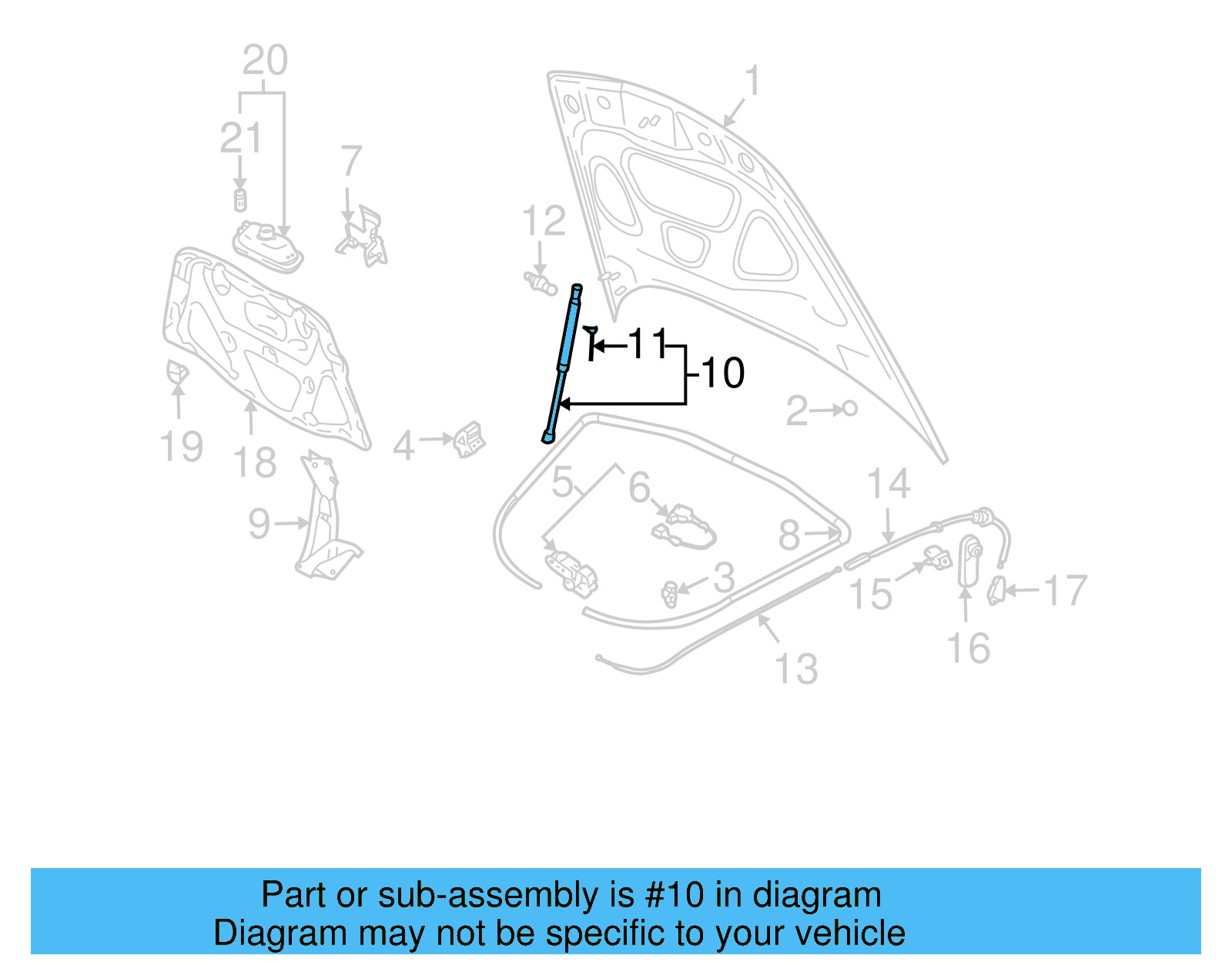 Support Strut 7L6-823-359-B - View 7