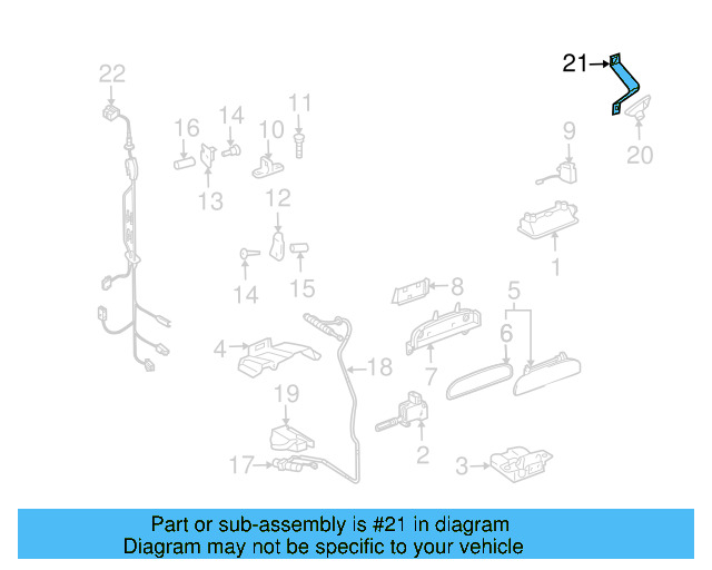 Angle Sensor Bracket 7L6-827-391 - View 2