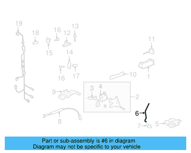 Lock Rod 7L6-827-515