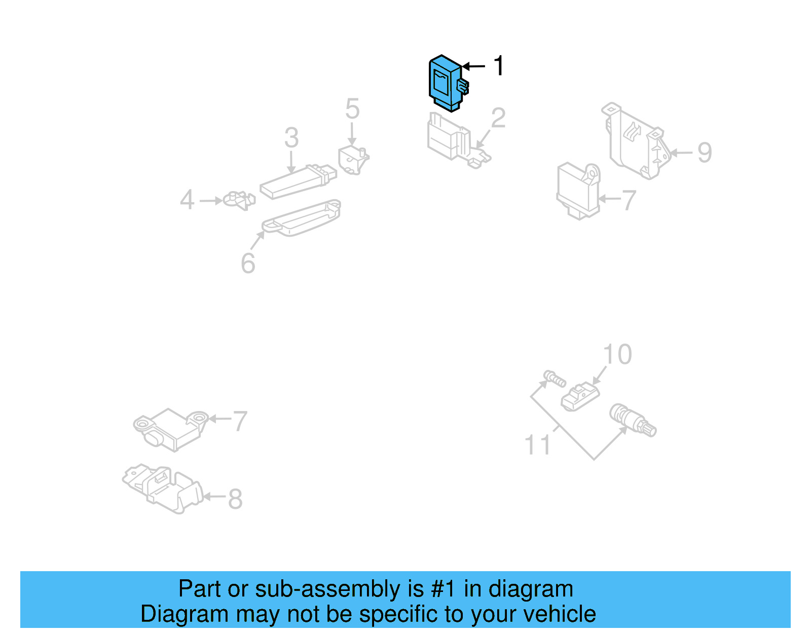 Control Module 7L6-907-273-G - View 5