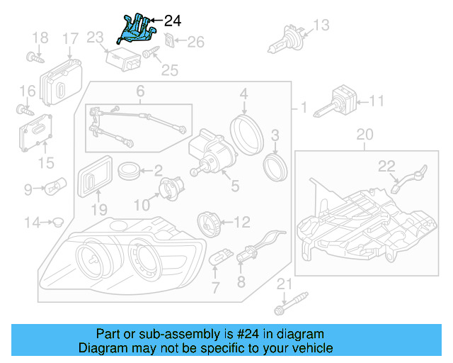 Bracket 7L6-907-462-A - View 2