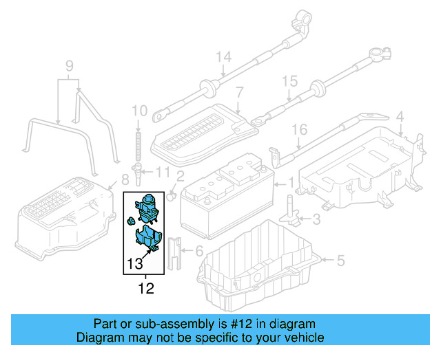 Battery Relay 7L6-919-507-A - View 4