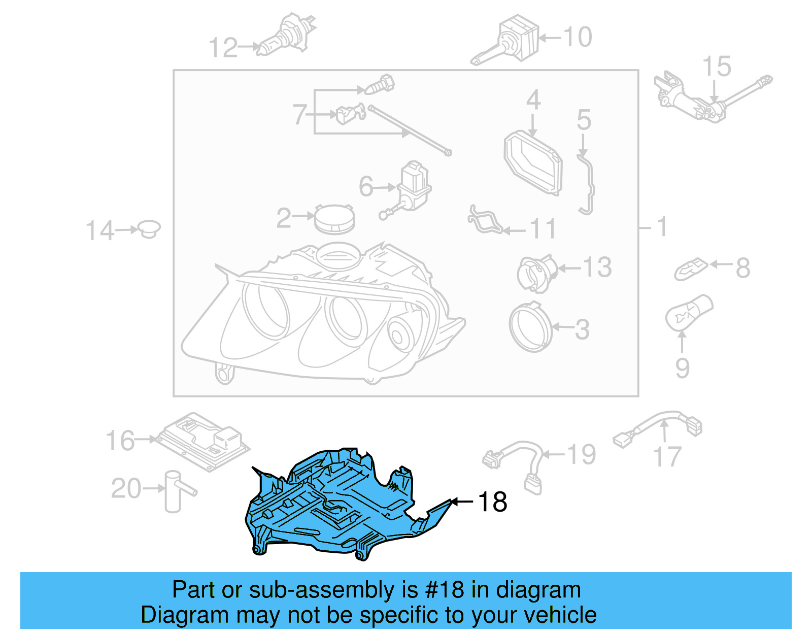 Mount Bracket 7L6-941-613-C - View 15