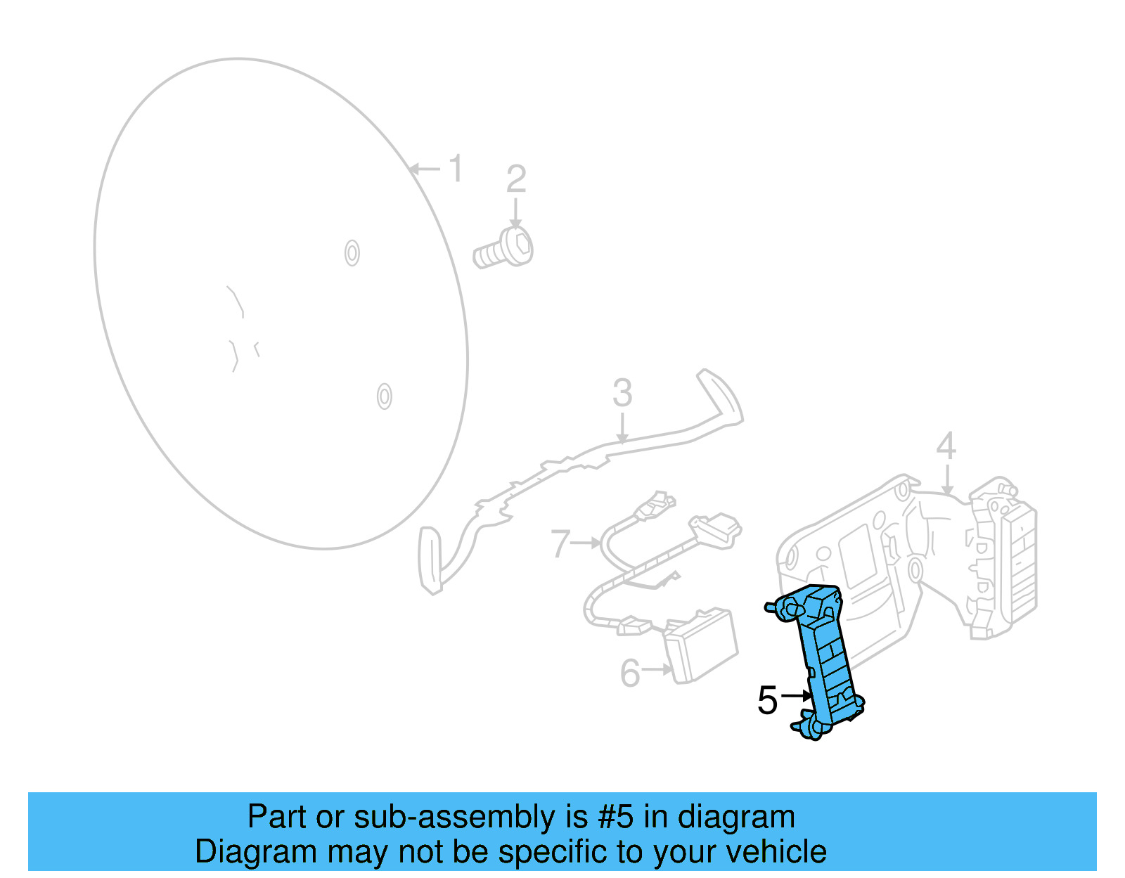 Remote Control 7L6-959-537-3X1 - View 5