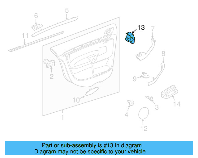 Window Switch 7L6-959-855-B-REH - View 18