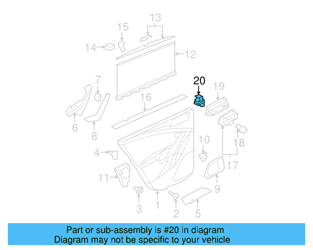 Window Switch 7L6-959-855-B-REH - View 19