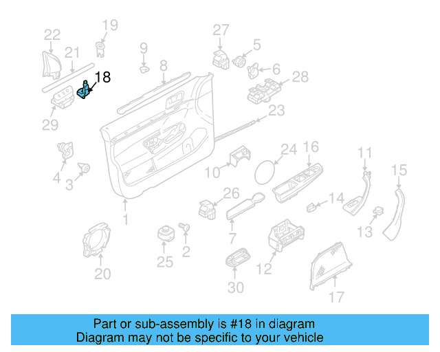Window Switch 7L6-959-855-B-REH - View 23