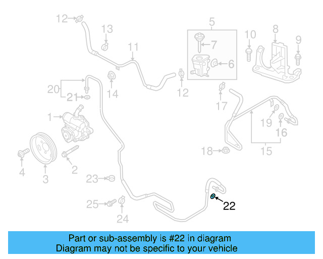 Reservoir Hose Clamp N-906-869-02 - View 387