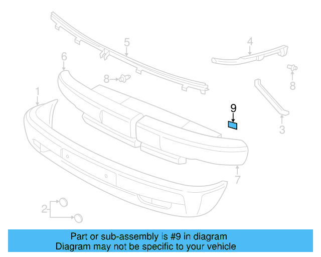 Absorber Clamp 7M0-864-994 - View 2