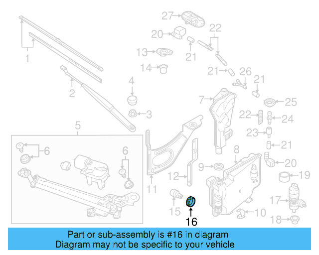 Level Sensor Seal 7M0-919-382 - View 34