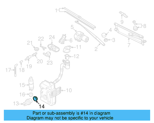 Level Sensor Seal 7M0-919-382 - View 32