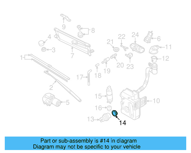 Level Sensor Seal 7M0-919-382 - View 26