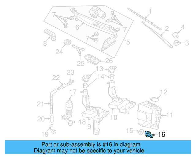 Level Sensor Seal 7M0-919-382 - View 23