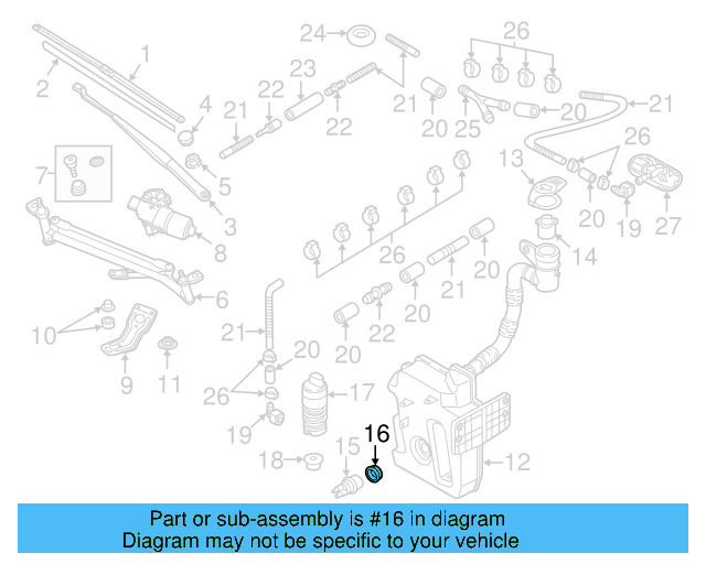 Level Sensor Seal 7M0-919-382 - View 14