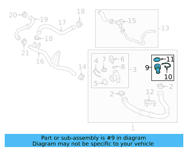 Lower Coupling 7M3-122-291 - View 23