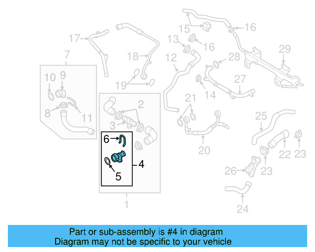 Lower Coupling 7M3-122-291 - View 83