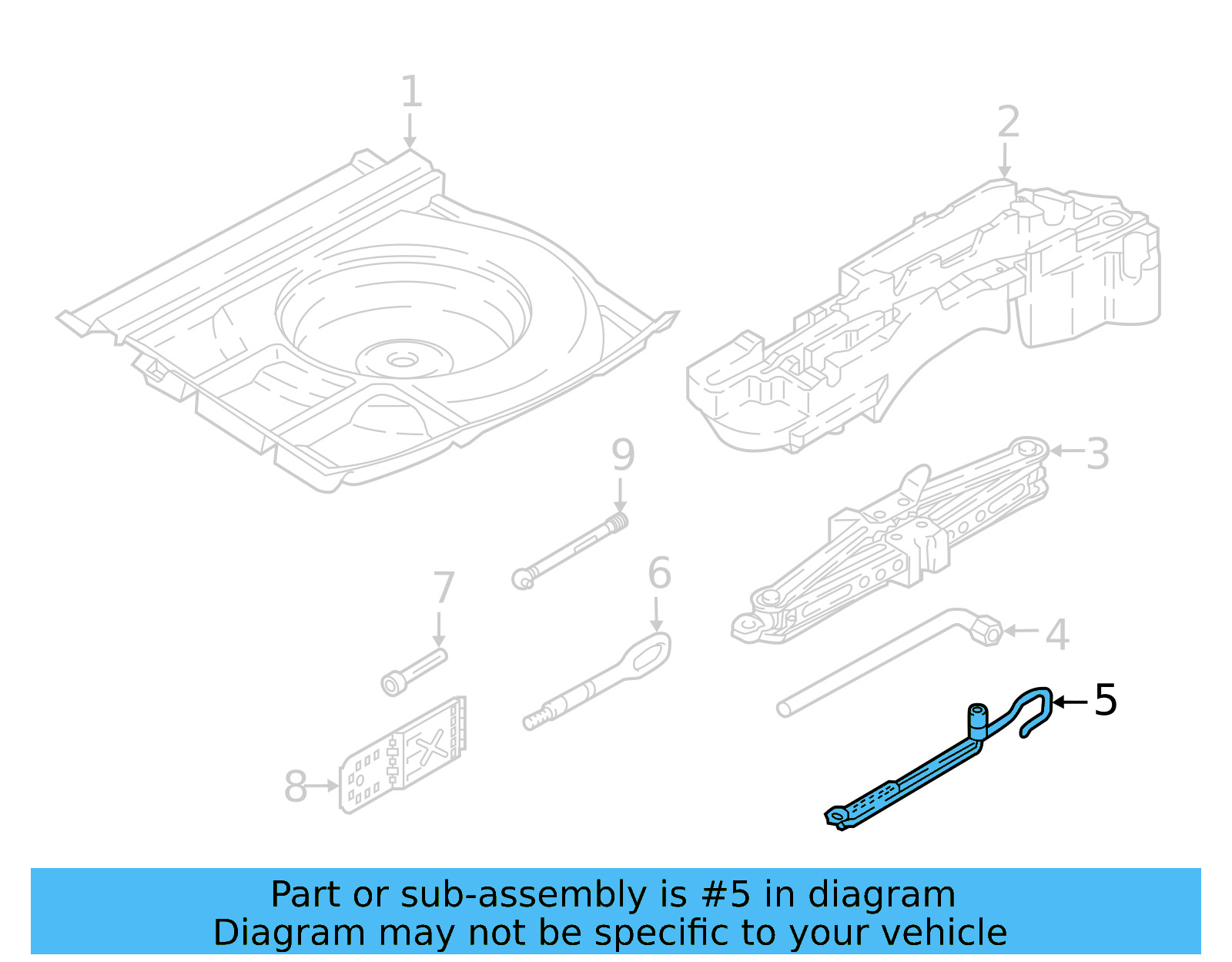 Floor Jack Handle 7N0-011-221