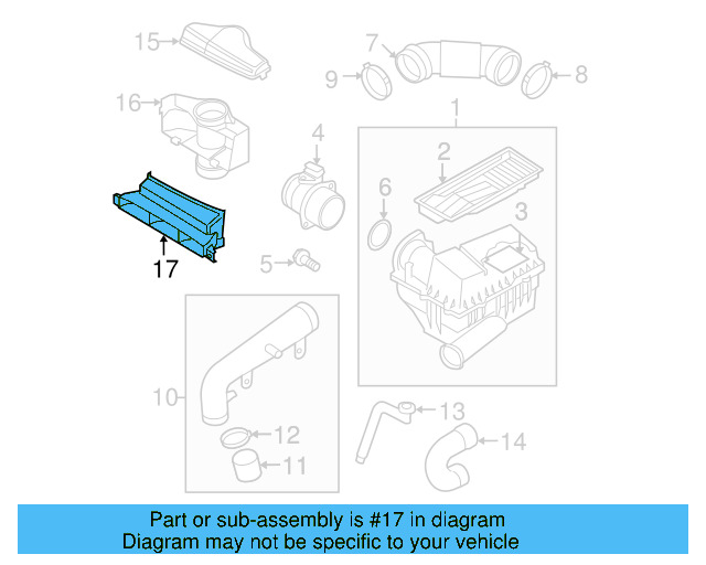 Air Inlet Duct 7N0-805-971-9B9 - View 22
