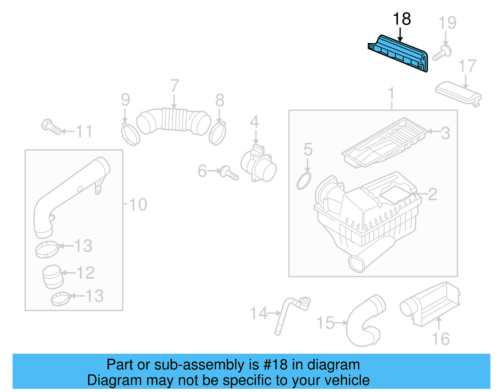 Air Inlet Duct 7N0-805-971-9B9 - View 52