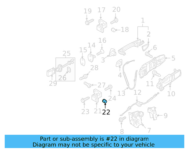 Hinge 7N0-831-402-D - View 27
