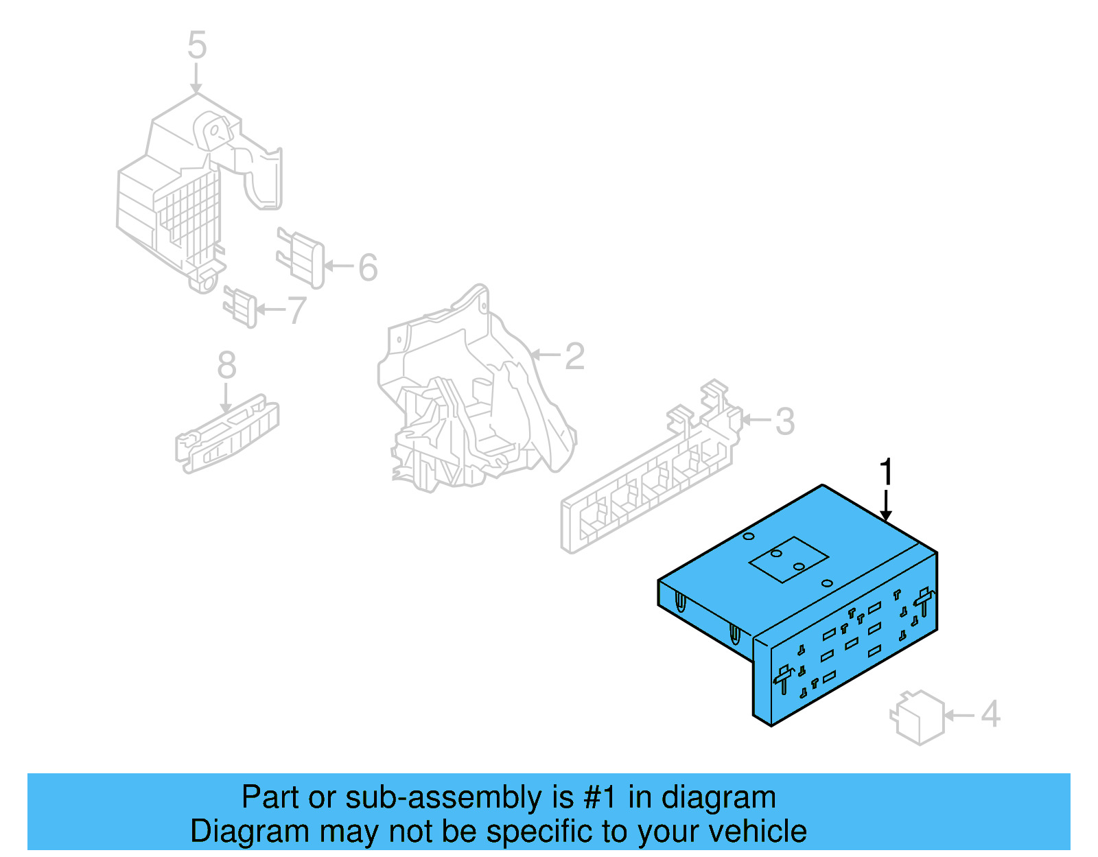 Control Module 7N0-907-530-AP-Z05 - View 4