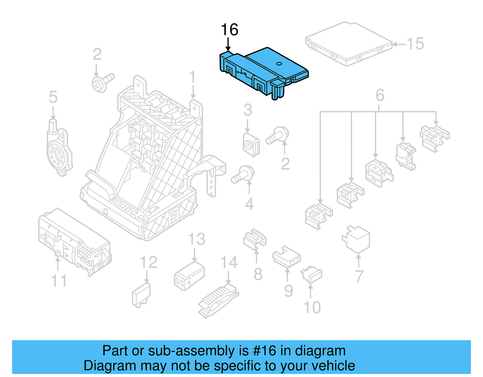 Connector 7N0-907-530-BG-Z04 - View 3
