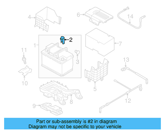 Battery Cap 7N0-915-429-A - View 55