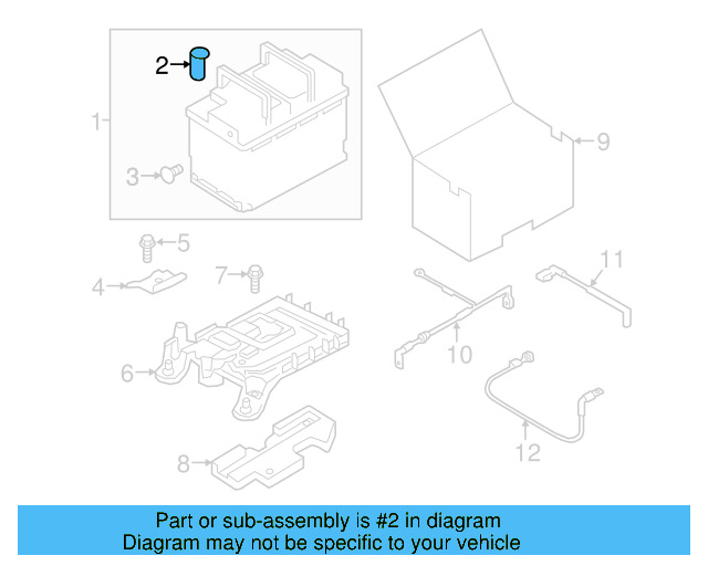 Battery Cap 7N0-915-429-A - View 17