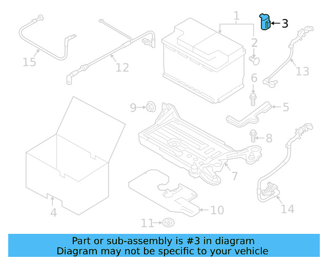 Battery Cap 7N0-915-429-A - View 48