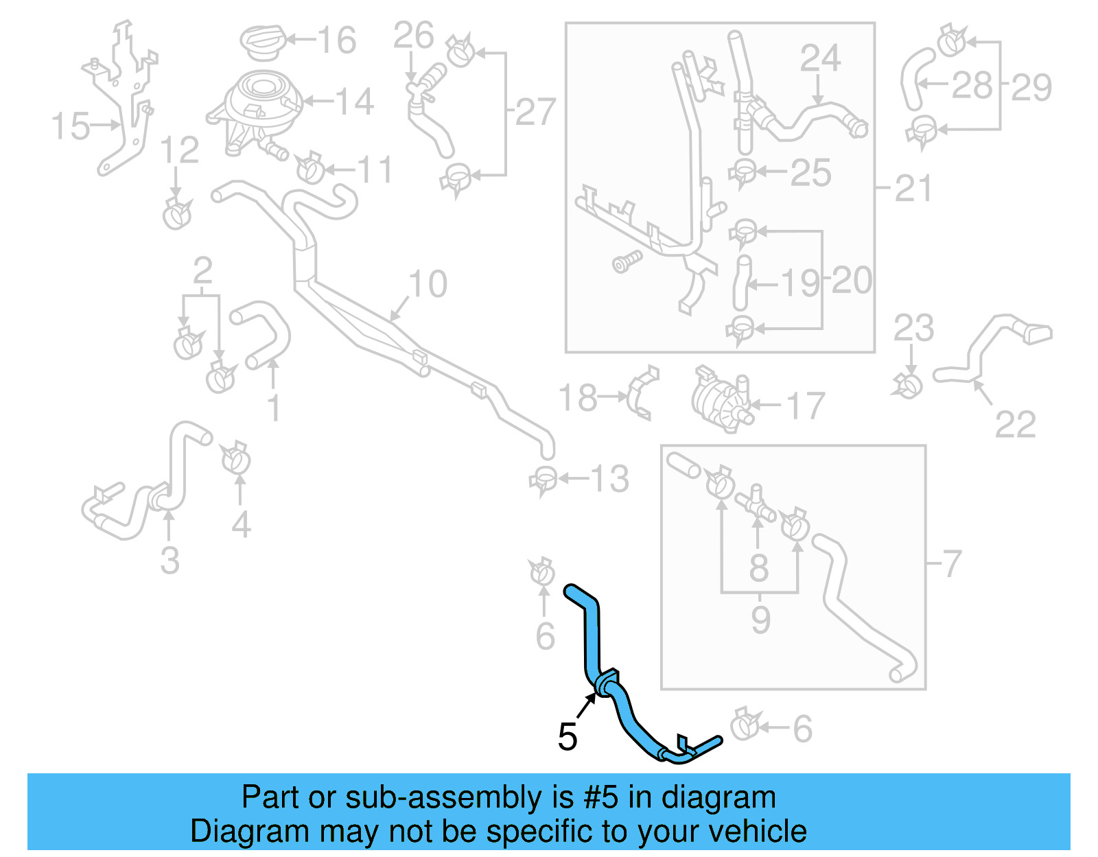 Return Tube 7P0-121-070-AA - View 5