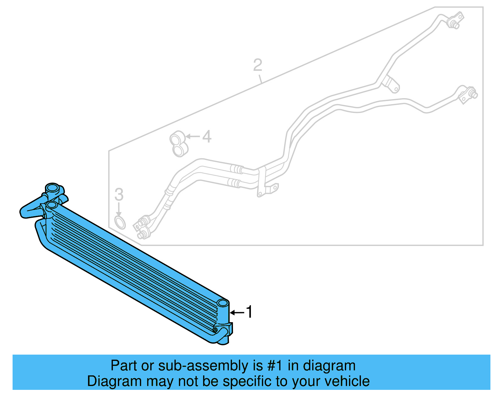 Trans Cooler 7P0-317-019-B - View 6