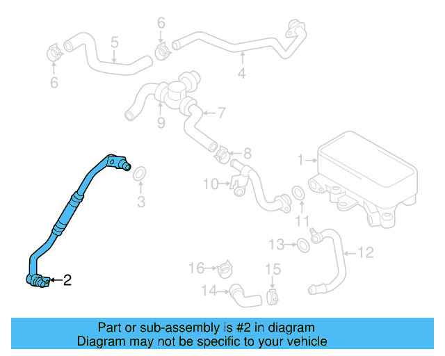 Oil Tube 7P0-317-824 - View 14