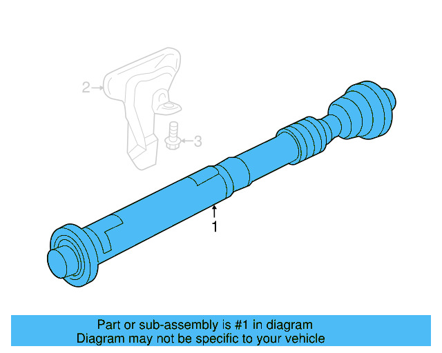 Drive Shaft 7P0-521-101-N - View 4