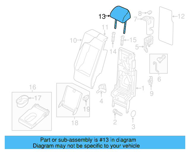 Latch Repair Kit 7P0-898-257 - View 10