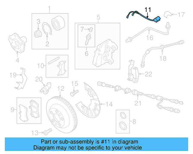 Wear Indicator 7P0-907-637 - View 4